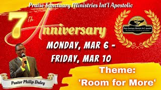 Praise Sanctuary Ministries Int'l Kingsland 7th Anniversary Service - March 7, 2023