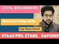 |Civil Engineers Structural Design| Software |STAAD PRO| |ETABS| |SAP 2000| Details & Differences