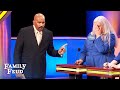 Celeste instantly regrets her answer on the Feud!!