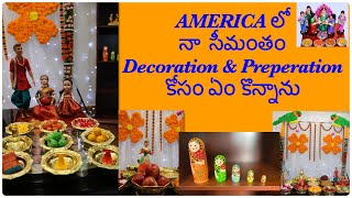 Seemantham Decoration \u0026 Preperation | Arrangements and DIY Doll Set