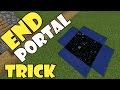 END PORTAL TRICK | Minecraft PE