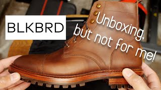 BLKBRD Dixon Cap-toe Derby Boot in Brown Pullup Unboxing and Initial Impressions