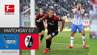 Hertha Berlin - SC Freiburg 1-2 | Highlights | Matchday 7 – Bundesliga 2021/22