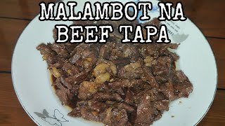 SEKRETO NG MASARAP MALAMBOT NA BEEF TAPA || BEEF TAPA || Jims Cooking