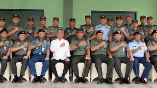 Pengarahan Menhan RI kepada para Perwira TNI di jajaran Komando Daerah Militer Jaya/Jayakarta