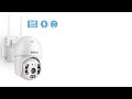 Tmezon 1080p ip camera with 2-way audio, easy installation MZ-W205CR-A