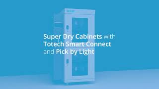 Dry Cabinet with Totech Smart Connect and Pick By Light