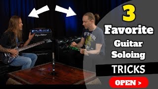 Guitar Chat: Our Top 3 Guitar Soloing Techniques (Part 1) | Steve Stine and Mika Tyyska