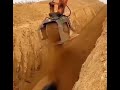 efficient excavation sieve bucket attachment in action