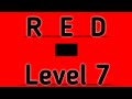 Red Level 7 Full Walkthrough Gameplay Android Barte Bonte IOS RED Puzzle Game