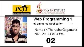 Java Institute || Web Programming || Eshop Task 02
