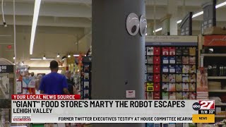 Marty the robot escapes Pennsylvania grocery store