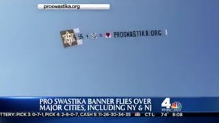 Fringe Religious Group Flies Swastika Banner Over New York