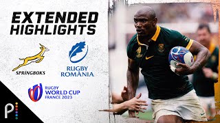 South Africa v. Romania | 2023 RUGBY WORLD CUP EXTENDED HIGHLIGHTS | 9/17/23 | NBC Sports