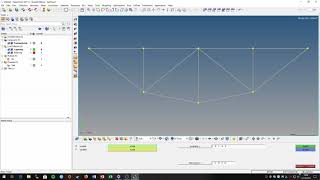 FEM Hypermesh - Praktikum 1 - Fachwerke (1D Elemente)