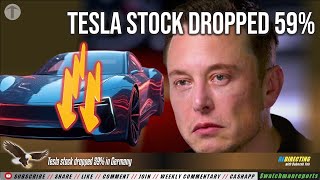 Tesla stock dropped 59% in Germany!! Why, What is Going On?