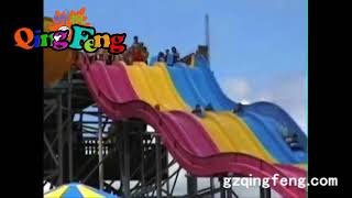 Qingfeng 2017 carton fair outdoor Water slide game machine water park equipment