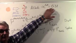 Temperature of Earth from Solar Constant