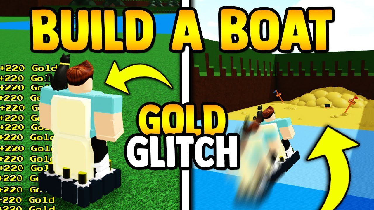 *NEW* GOLD GLITCH (top Secret)💰| Build A Boat For Treasure ROBLOX - YouTube