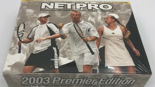 2003 Netpro Tennis Cards - hunting for Federer, Nadal and Serena rookie cards!