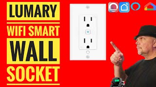 Lumary Smart WIFI Outlet L WOS100 Works with Lumary APP Smart Life APP Alexa and Google Home