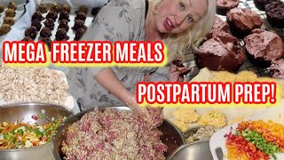 FREEZER MEALS FOR NEW MOMS with Jamerrill 😜 THE MOVIE, LOL!! HEALTHY POSTPARTUM PREP!