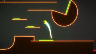 The lost pacman - a neon platformer prototype made in unity
