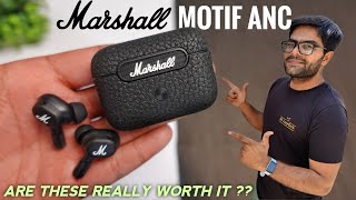 Marshall Motif ANC True Wireless Earbuds with Wireless Charging ⚡⚡ Premium Earbuds Under 20000 ⚡⚡