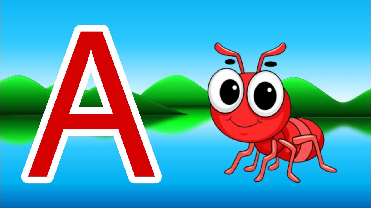 A For Ant 🐜 B For Ball 🏀, ABCD,phonic Sound, Abcd, Abc Song ...