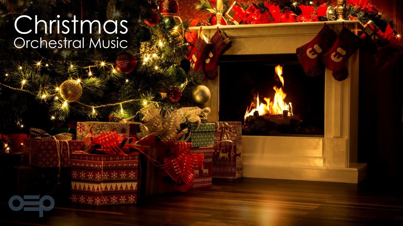 Classical Christmas Music & Fireplace 24/7 Orchestral Christmas Music