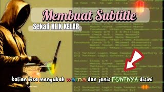 Cara membuat subtitle menggunakan rekaman suara ‼️ Simak videonya pasti berhasil✅