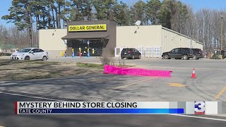 Tate County residents search for answers after Dollar General closes