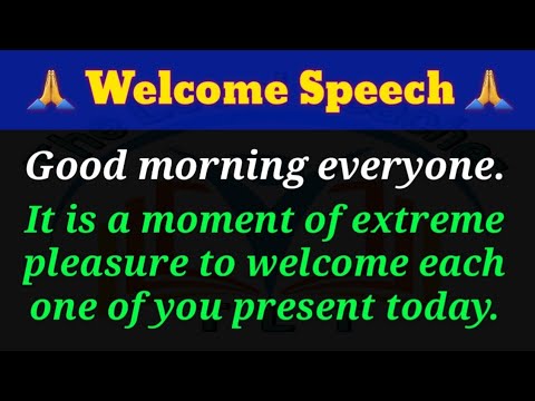 How do you write a speech in alumni meet?