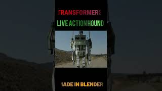 TRANSFORERS CGI HOUND #blender #shorts #transformers