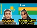 How Similar are Kazakh and Karakalpak? (Closest Turkic Languages)