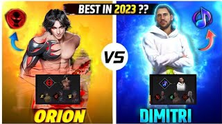 Orion VS Dimitri 1vs1 Costume in free fire 🔥😱🫣 What Best in 2024 ❓🤔🫡 #freefire #tondegamer #gaming