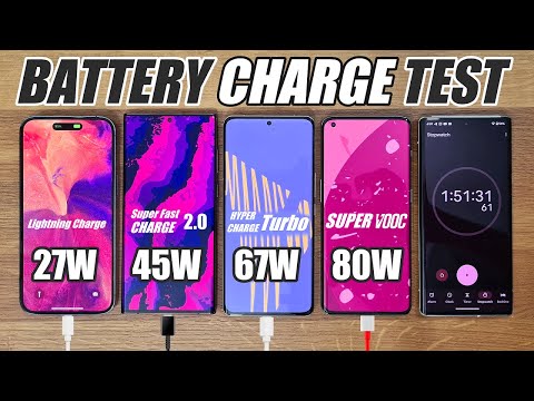 iPhone 14 Pro Max vs OnePlus 10 Pro vs Samsung S22 Ultra vs Xiaomi 12s Ultra - Charging Speed Test