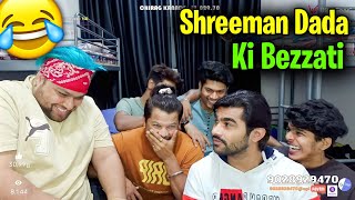 Shreeman Dada Ki Bezzati 😂 || ft. IM Charlie , Chetan The Tiger , Karnu 4545