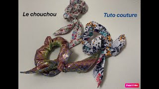 Tuto couture DIY: Le chouchou avec noeud - Facile