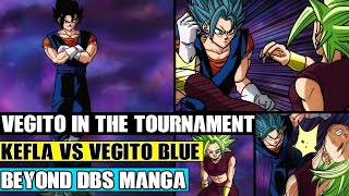 Beyond Dragon Ball Super: Vegito Arrives In The Tournament Of Power! SSJ2 Kefla Vs Vegito Blue!