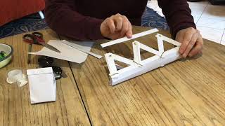 Maquette de pont en papier