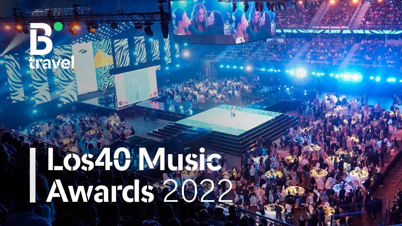 B Travel En #LOS40MusicAwards 2022 - YouTube