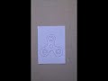 How to draw a fidget spinner  #shorts #drawing #draw #painting