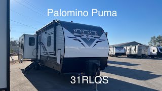 2022 Palomino Puma 31RLQS