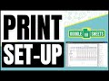 How to Print in Google Sheets || Custom Margins & Page Breaks