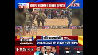 Manipur Polls: Violence erupts in Keithelmanbi in Saitu constituency