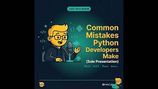 Common Mistakes Python Developers Make (Solo Presentation)