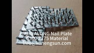 Wholesale galvanized steel truss plate with double tooth custom roof truss nail plate