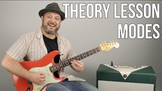 Music Theory Lesson For Guitar - Modes - Mixolydian and Major