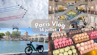 PARIS VLOG #1 - National holiday, Paris lifestyle, Bon Marché, Laduree